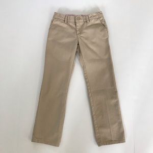 Gap Kids Girls Uniform Khaki Straight Chinos